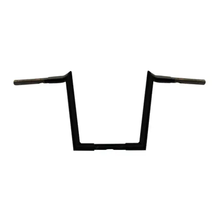 Wild 1 12 Inch Rise Chubby Reaper Handlebars in Black For 1982-2020 Harley Davidson Models (Excl. 88-11 Springers & 82-20 Touring Models) (WO582B)