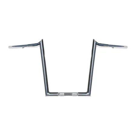 Wild 1 14 Inch Rise Chubby Reaper Handlebars in Chrome For 1982-2020 Harley Davidson Models (Excl. 88-11 Springers & 82-20 Touring Models) (WO584)
