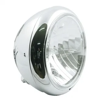 DOSS 7 Inch Gladiator H-D FL Style Headlamp (Chrome) (ARM996319)