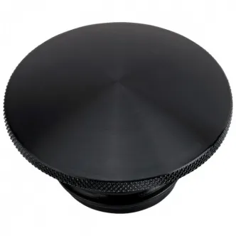 Joker Machine Harley-Davidson Knurled Gas Cap Black For 1996-2020 HD Models (10-444B)