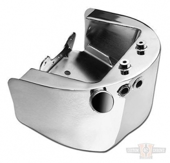 Santee Oil Tank For Twin Cam Softail 89-99, Chrome 