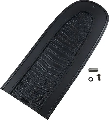 Drag Specialties Fender Skin With Embossed Gator Leather Center For 2000-2010 FXST, 2000-2006 FLST (1405-0148)