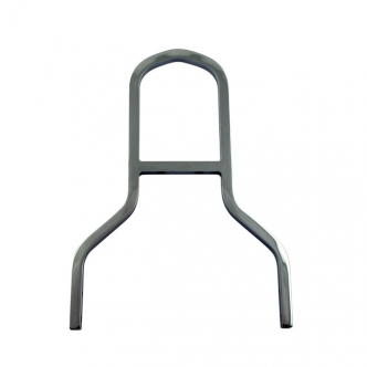 DOSS 11 Inch Tall And 11-1/16 Inch Wide Upright Sissy Bar in Chrome Finish (ARM931309)