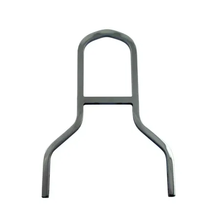 DOSS 11 Inch Tall And 7-3/8 Inch Wide Upright Sissy Bar in Chrome Finish (80132)