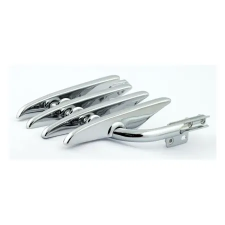 DOSS Chrome Bearclaw Luggage Rack For 06-08 FLHX Models (50-0679)