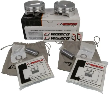 Wiseco 12:1 Compression (Race Only) Piston Kit For 2004-2020 XL1200 & 2004-2010 XB12R/S (WK1738)