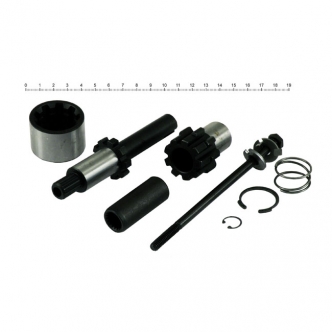 Barnett 9 Tooth Gear Starter Shaft Assembly For 1994-2006 Big Twin (Excluding 2006 Dyna) Models With 66 Tooth Starter Ring Gear (803-30-01066)