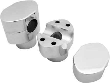 LA Choppers Chrome Risers For Harley Davidson Springers (0602-0549)