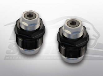 Free Spirits Fork Spring Preload Adjustment Kit For Harley Davidson 41.2 mm Fork Tube (Black) (201304K)