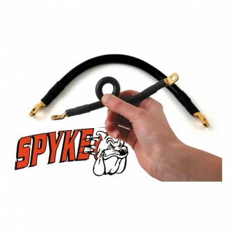Spyke Battery Cable Set - Gold Plated For 1989-1999 FXST, FLST (419089)