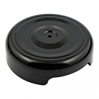 Doss Bobber Style Air Cleaner Cover In Gloss Black Finish for Big Twin and Sportster with Cut Out (ARM215615)