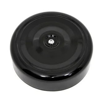 Doss Bobber Style Stock Air Cleaner Cover In Gloss Black Finish 7 Inch Diameter (70396B)