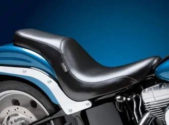Le Pera Silhouette Foam 2-Up Seat For Harley Davidson 2006-2017 Softail 200mm Tire (excl. Deuce) Models (LK-840)