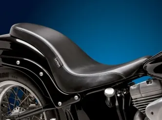 Le Pera Cobra Smooth Foam Seat For Harley Davidson 2006-2017 Softail 200mm Tire Models (LK-070)