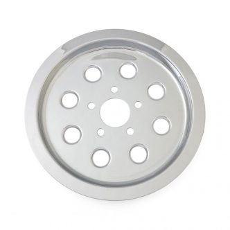 DOSS Pulley Cover In Chrome Finish for 00 to 05 Dyna with 70 tooth pulley (ARM354159)