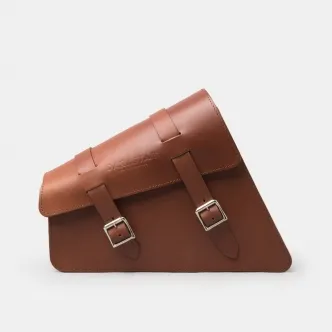 Darkstar Explorer Leather Saddlebag in Brown for 2004 up Sportster Models (MSP 202)