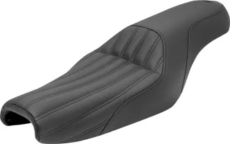 Saddlemen Knuckle 2-Up Seat For Harley Davidson 2004-2020 Sportster Motorcycles (807-11-047K)