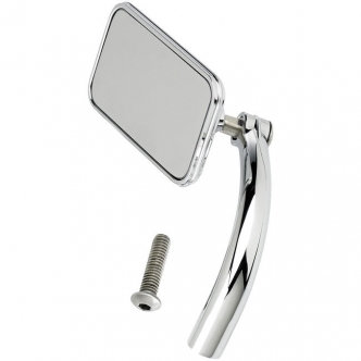 Biltwell Rectangular Perch Utility Mirror In Chrome (6502-100-501)
