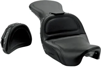 Saddlemen Explorer Special Seat With Backrest For Harley Davidson 2006-2017 FXD, 2010-2017 FXDWG & 2012-2016 FLD Dyna Motorcycles (806-04-040)