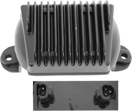 Drag Specialties Solid-State Regulator in Black For Harley Davidson 2009-2016 Touring Motorcycles (2112-0793)