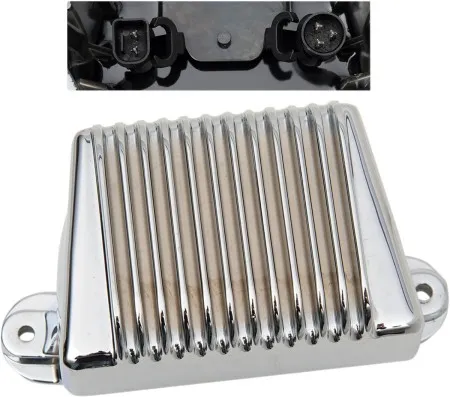 Drag Specialties Solid-State Regulator in Chrome For Harley Davidson 2006-2008 Touring Motorcycles (2112-0787)