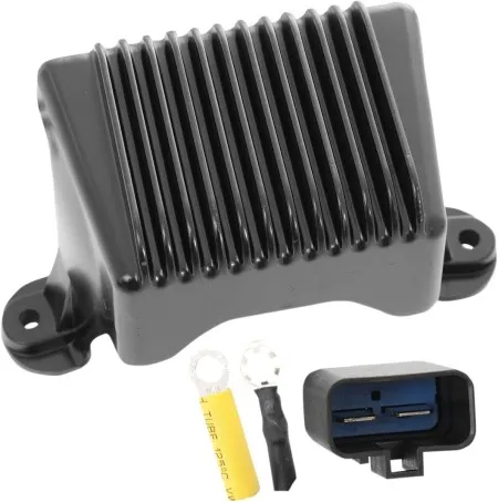 Drag Specialties Solid-State Regulator in Black For Harley Davidson 1997-2001 Touring Motorcycles (2112-0789)