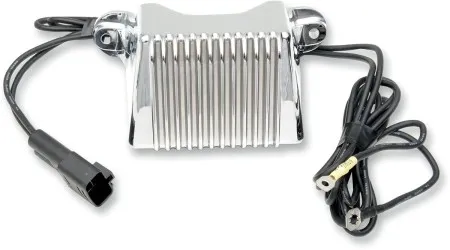 Drag Specialties Solid-State Regulator in Chrome For Harley Davidson 1997-2001 Touring Motorcycles (2112-0784)