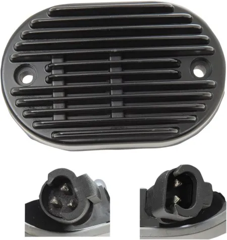 Drag Specialties Solid-State Regulator in Black For Harley Davidson 2008-2010 Softail Motorcycles (2112-0810)