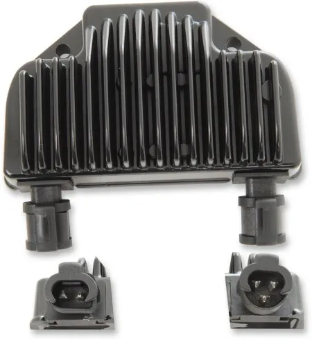 Drag Specialties Solid-State Regulator in Black For Harley Davidson 2008-2017 Dyna Motorcycles (74631-08)