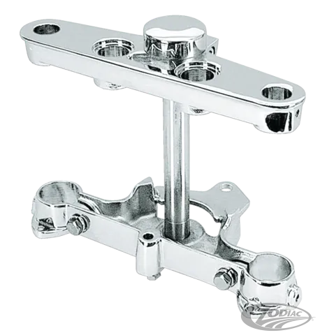 Zodiac Chrome Triple Tree Sets For Heritage Softail and Fat Boy