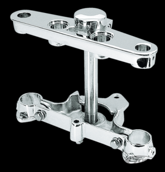 Zodiac Chrome Triple Tree Sets For Heritage Softail and Fat Boy Models 094043