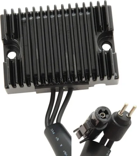 Drag Specialties Solid-State Regulator in Black For Harley Davidson 1994-2003 Sportster Motorcycles (2112-0828)