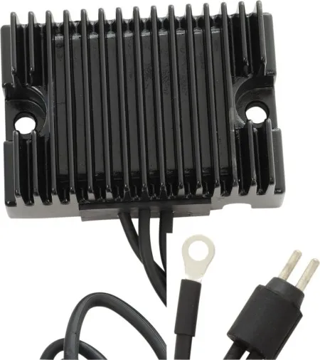 Drag Specialties Solid-State Regulator in Black For Harley Davidson 1992-1993 Sportster Motorcycles (2112-0827)