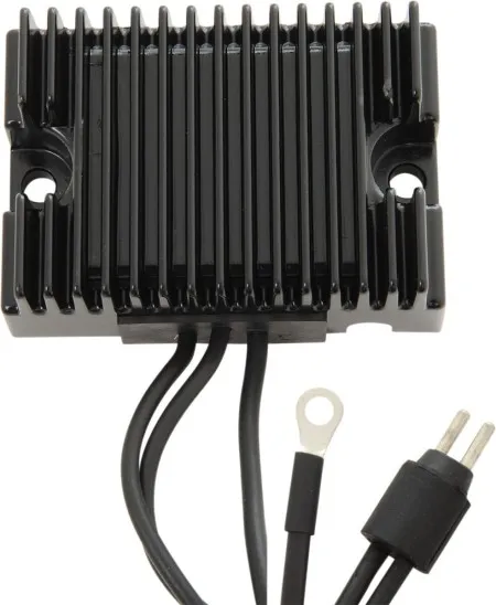 Drag Specialties Solid-State Regulator in Black For Harley Davidson 1991 Sportster Motorcycles (2112-0826)