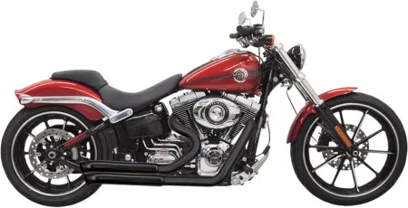 Bassani Pro-Street Turn-Out System in Black For 2013-2017 Breakout FXSB/FXSE & 2008-2011 Rocker FXCW/C (1S33DB)