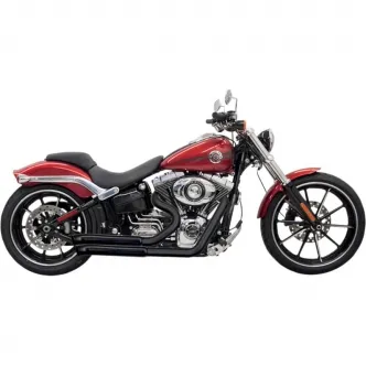 Bassani Pro-Street Turn-Out System in Black For 2013-2017 Breakout FXSB/FXSE & 2008-2011 Rocker FXCW/C (1S33DB)