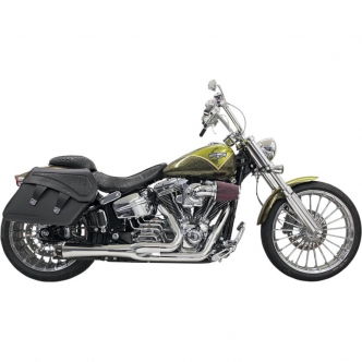 Bassani Road Rage 2-Into-1 Exhaust System in Chrome Finish For 2013-2017 Breakout FXSB/FXSE & 2008-2011 Rocker FXCW/C Models (1S32R)