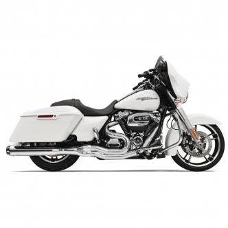 Bassani Exhaust System Road Rage B4 2-Into-1 in Chrome Finish For 2017-2023 Touring Models (1F58R)