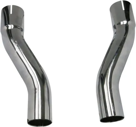 Bassani Exhaust Muffler Adapter Kit For Trikes To Fit Bassani Mufflers/Headpipes in Chrome Finish For 2009-2016 Touring Models (1TG19)