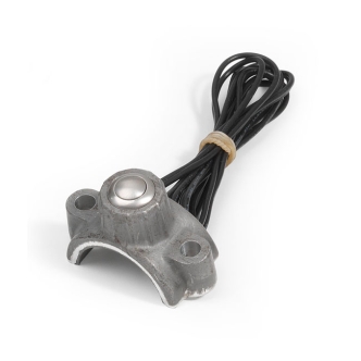 Kustom Tech Clamp With Micro Switch In Aluminium Raw For 1 Inch Deluxe Line And Classic Line (20-382)