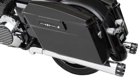 Bassani Exhaust Muffler Megaphone in Chrome Finish For 1995-2016 Touring Models (FLH-517L)