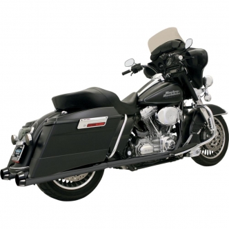 Bassani Exhaust Muffler Straight Cut in Black Finish For 1995-2016 Touring Models (FLH-517LRB)