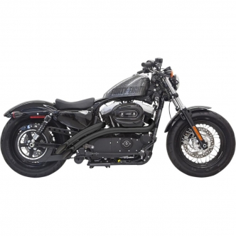 Bassani Exhaust Radial Sweeper in Black Finish For 2014-2020 Sportster Models (1X2FB)