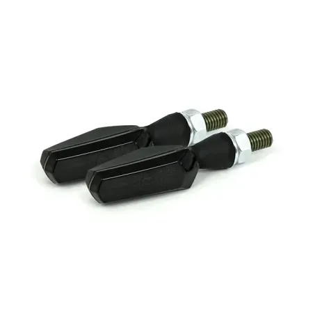 HighSIDER Fanale Posteriore A LED MONO In Alluminio - Diametro 18 Mm - Cromato - Con Vite M10x1,5 Per Moto