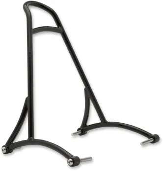 Burly Brand Sissy Bar Short in Black Powder Coated Finish For 1996-2003 XL Models (B13-1502B)