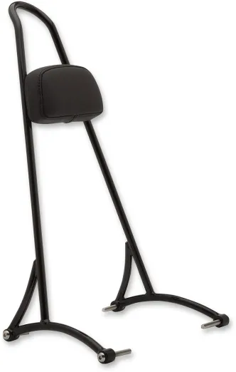 Burly Brand Sissy Bar Tall in Black Powder Coated Finish For 1996-2003 XL Models (B13-1503B)
