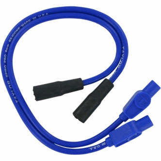 Taylor 8mm Custom-Coloured Spark Plug Wire Set In Blue For 1999-2008 FLHT/FLHR/FLTR/FLHX W/ Fuel Injection, 2004-2006 XL Models (20634)