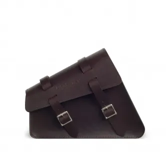 Darkstar Explorer Leather Saddlebag in Dark Brown for 2004 up Sportster Models (MSP 203)