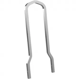 Drag Specialties Sissy Bar Tall Square 12.8 Inch Height & 8-3/4 Inch Bar Width in Chrome Finish For 1996-2001 FXD & 1984-2000 FXR Models (50262604)