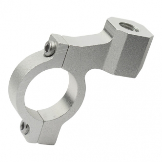 Doss Mirror Clamp For 1 Inch Handlebars in Silver Finish (ARM192349)
